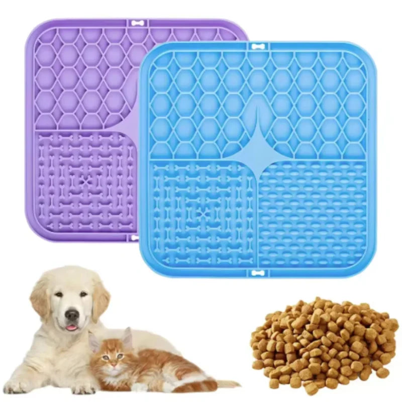 ZenPaw Silicone Lick Mat — Slow Feeder & Calming Bath Mat for Dogs