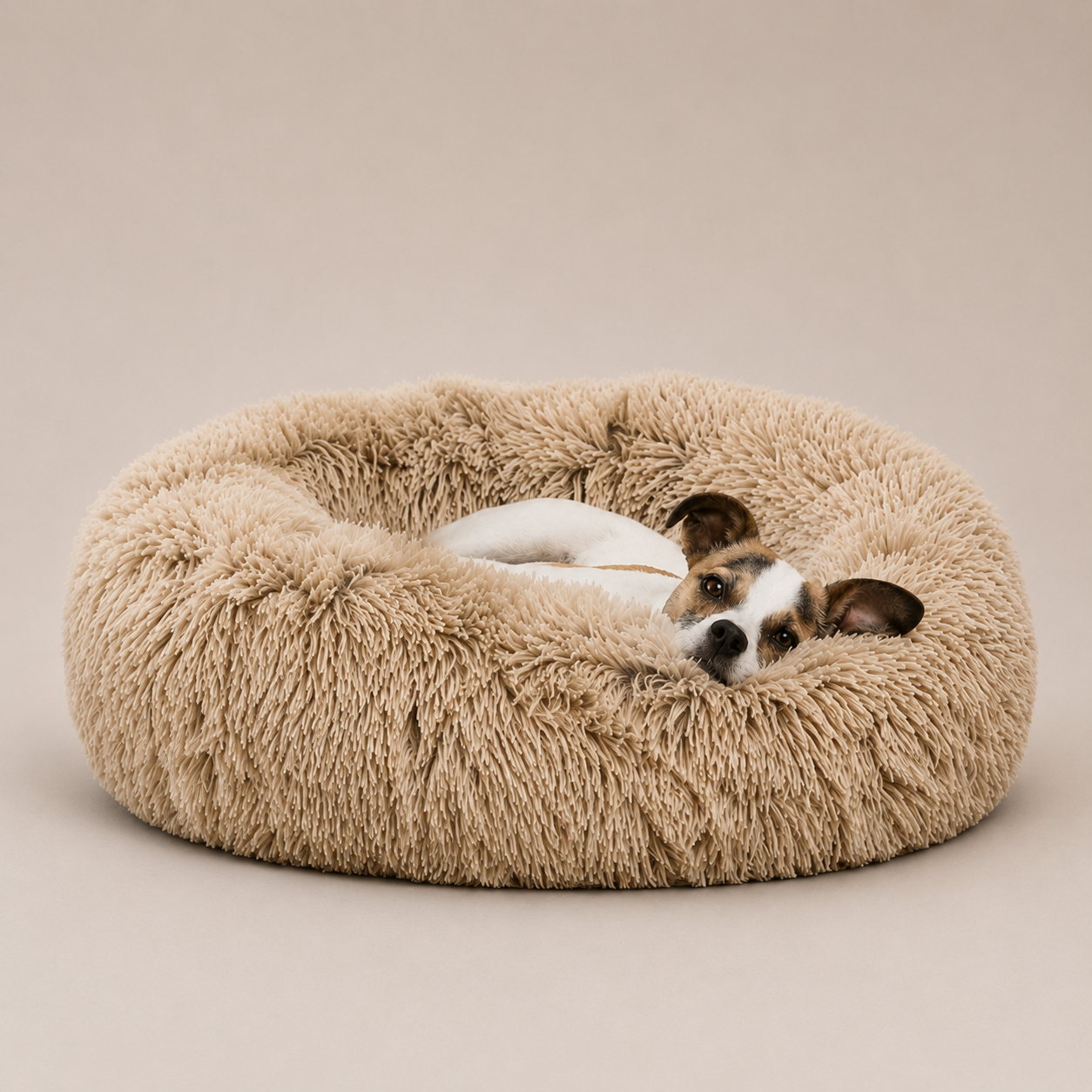CalmNest Plush Pet Bed
