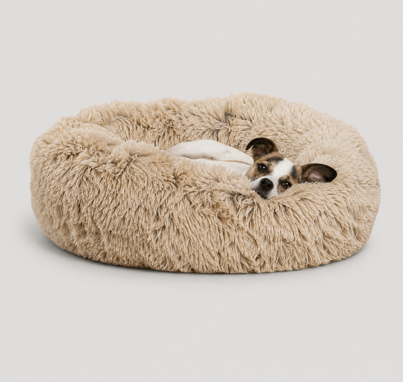 CalmNest Plush Pet Bed