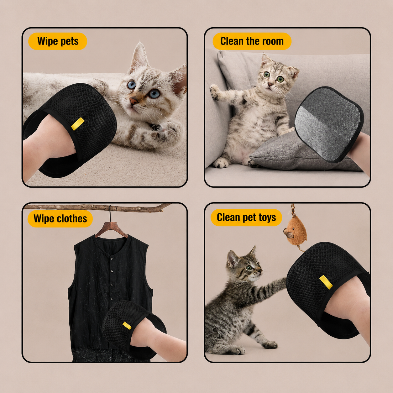 FurAway™ 2-in-1 Pet Hair Removal Glove