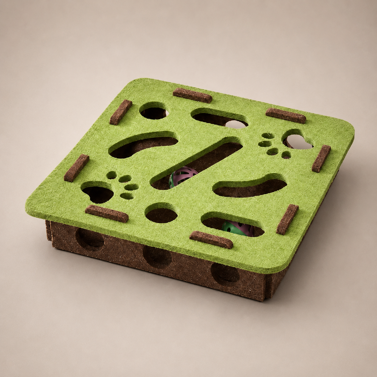 PawMaze Interactive Cat Puzzle Mat