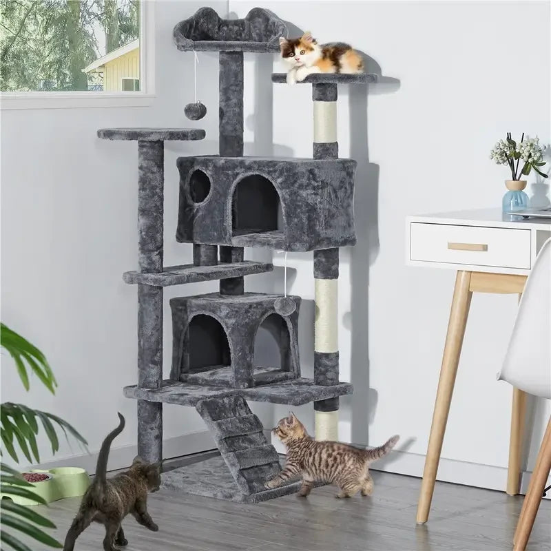 ClimbNest Multi-Level Cat Tree & Activity Centre