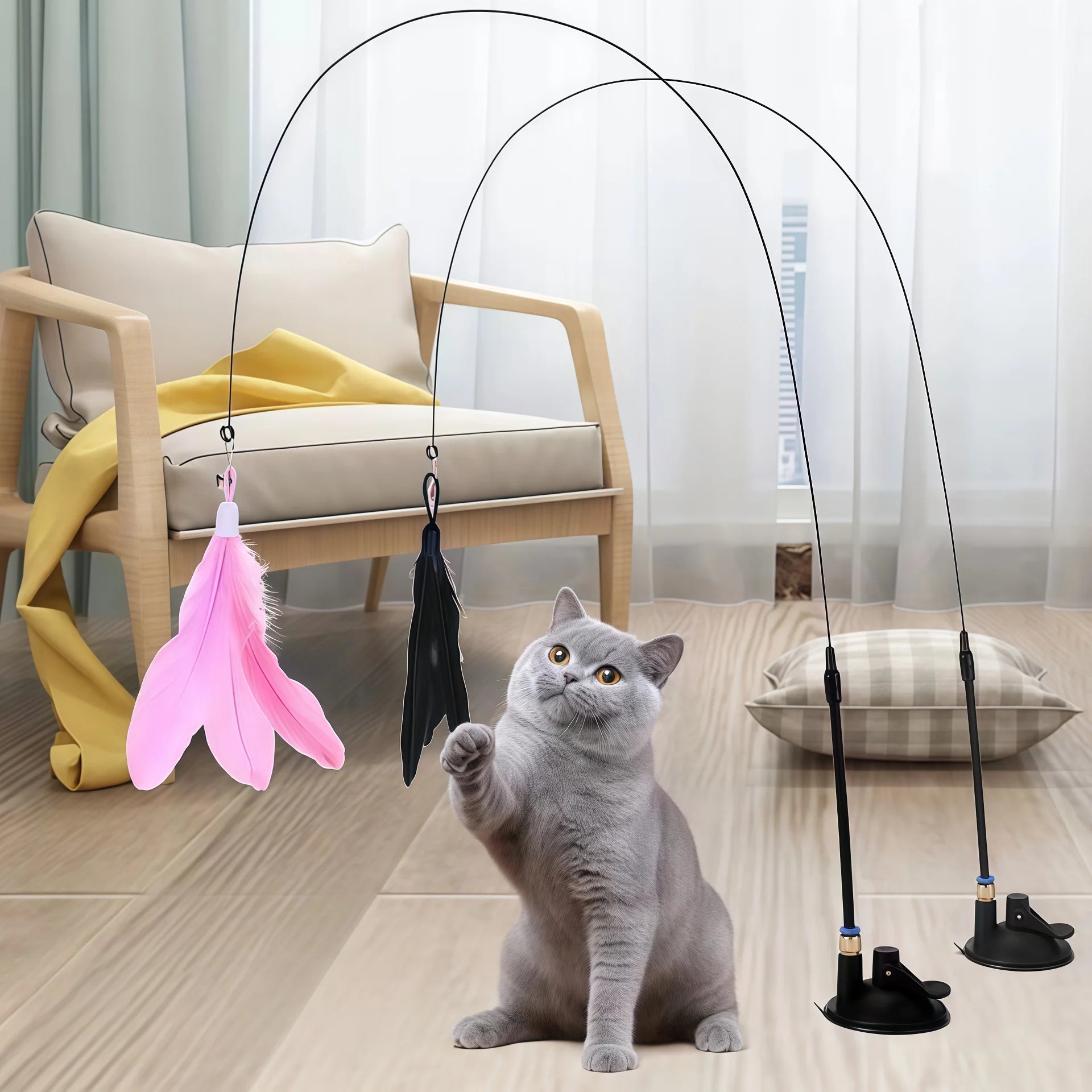 PouncePlay Interactive Feather Teaser