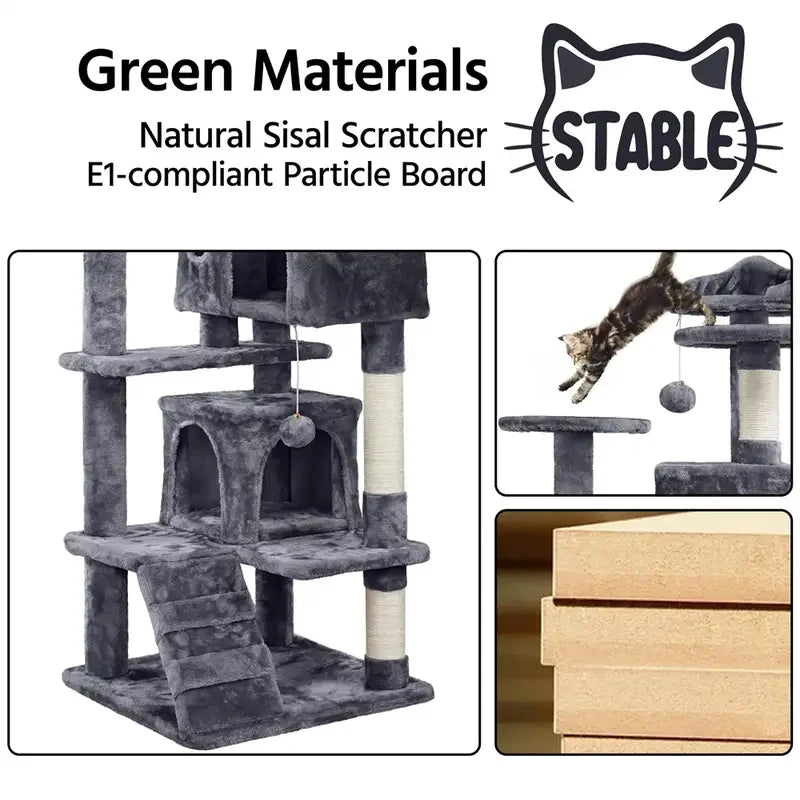 ClimbNest Multi-Level Cat Tree & Activity Centre