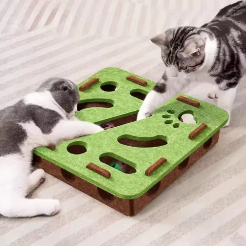 PawMaze Interactive Cat Puzzle Mat