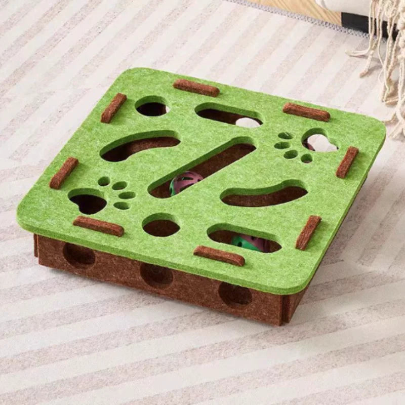 PawMaze Interactive Cat Puzzle Mat