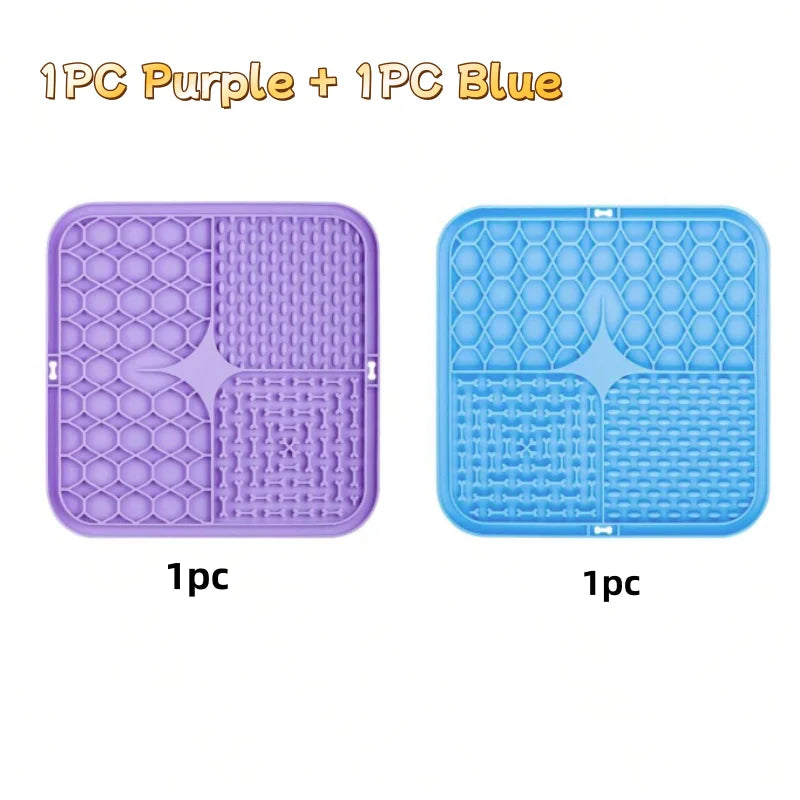 ZenPaw Silicone Lick Mat — Slow Feeder &amp; Calming Bath Mat for Dogs