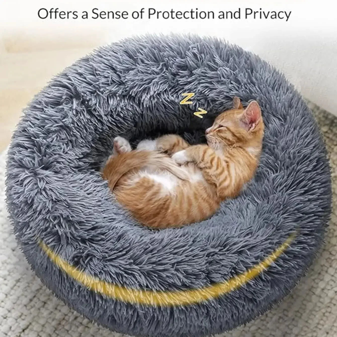 CalmNest Plush Pet Bed